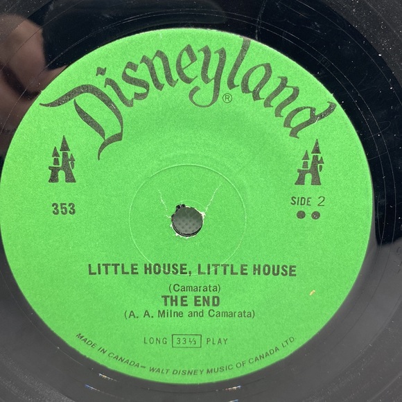 1970 Walt Disney’s Story of The Little House Book & Record #353 - Picture 13 of 15